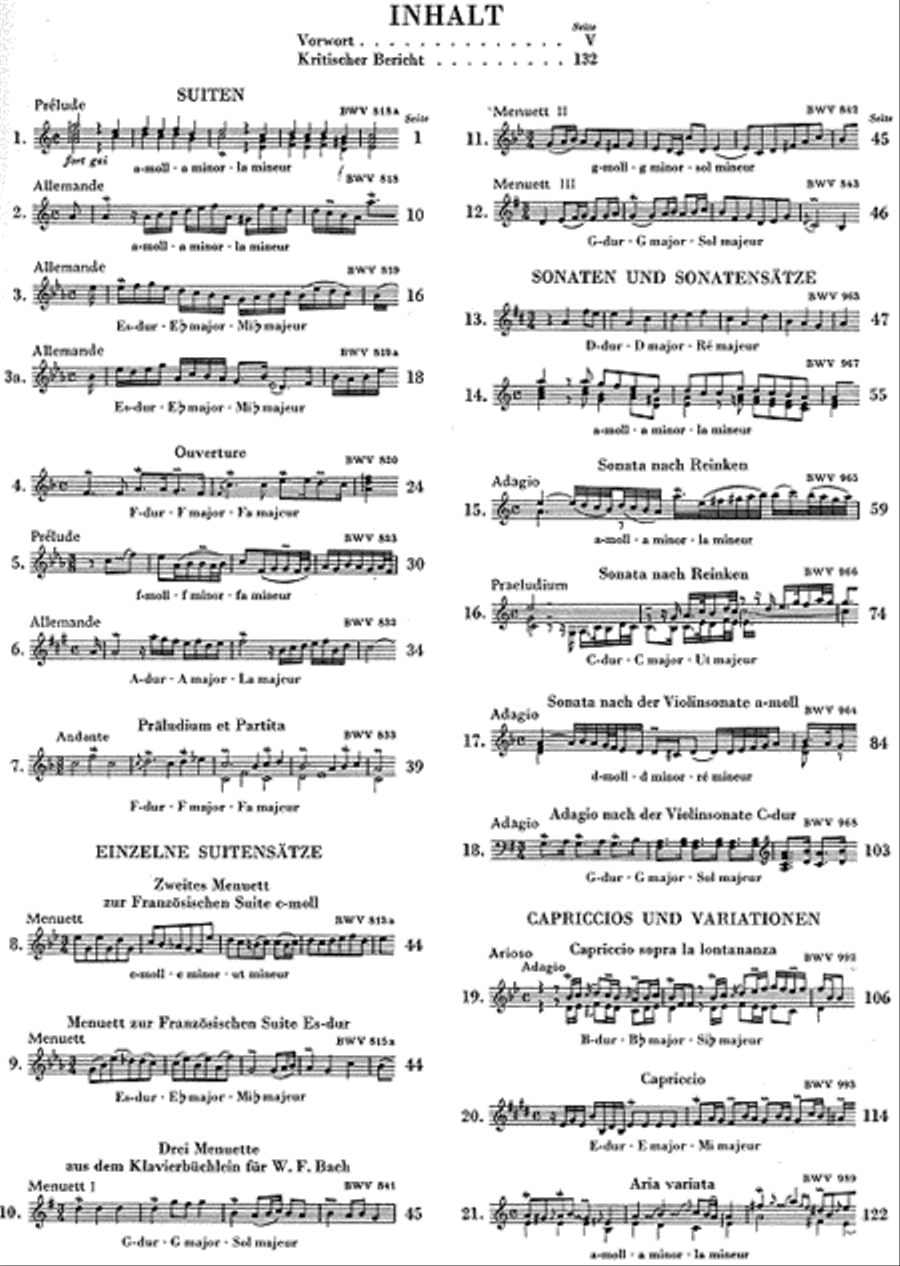 Suites, Sonatas, Capriccios, Variations Piano Solo scores gallery preview page 2