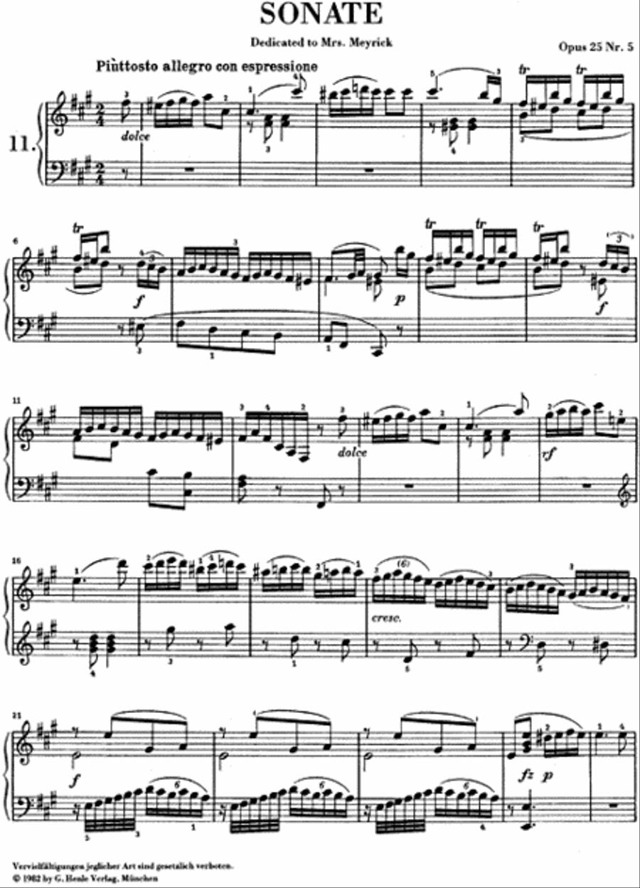 Selected Piano Sonatas – Volume II (1790-1805) Piano Solo scores gallery preview page 2