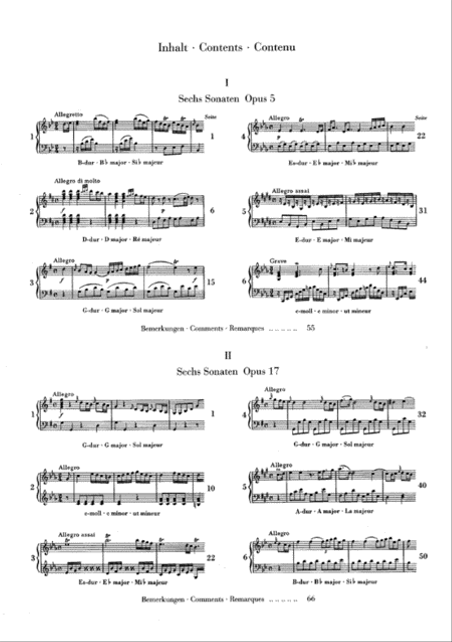 Piano Sonatas – Volume I, Op. 5 Piano Solo scores gallery preview page 2