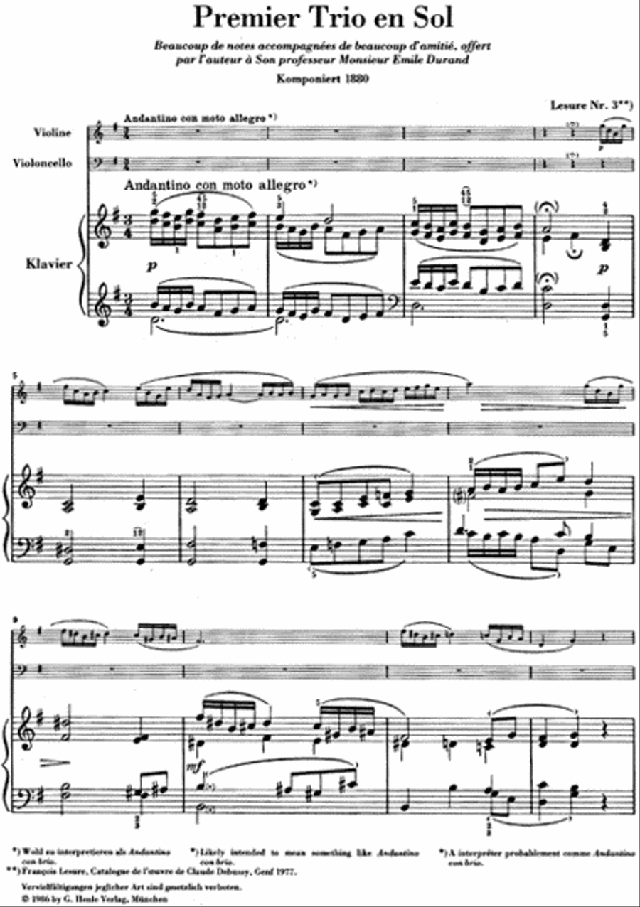 Piano Trio G Major Piano Trio G Major Piano Trio scores gallery preview page 2