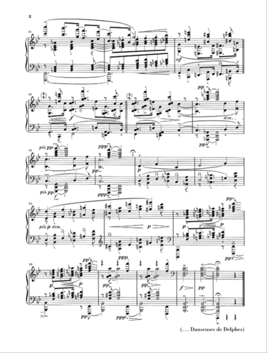 Préludes – 1er Livre Préludes – 1er Livre Piano Solo scores gallery preview page 4