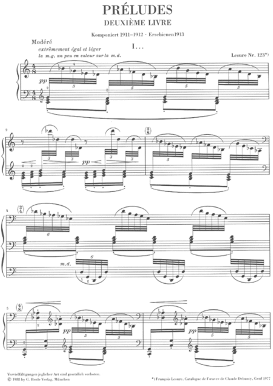 Préludes – 2e Livre Préludes – 2e Livre Piano Solo scores gallery preview page 2
