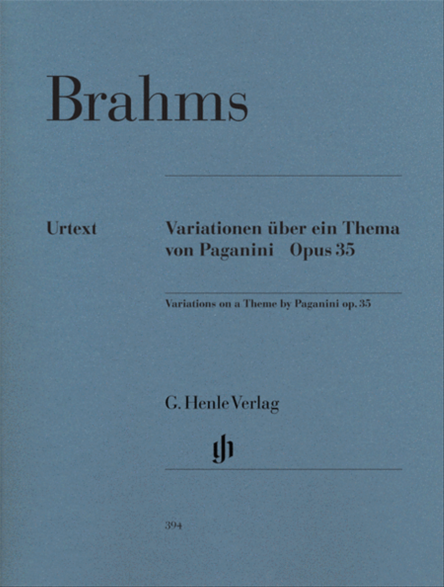 Paganini-Variations Op. 35 Piano Solo scores gallery preview page 1