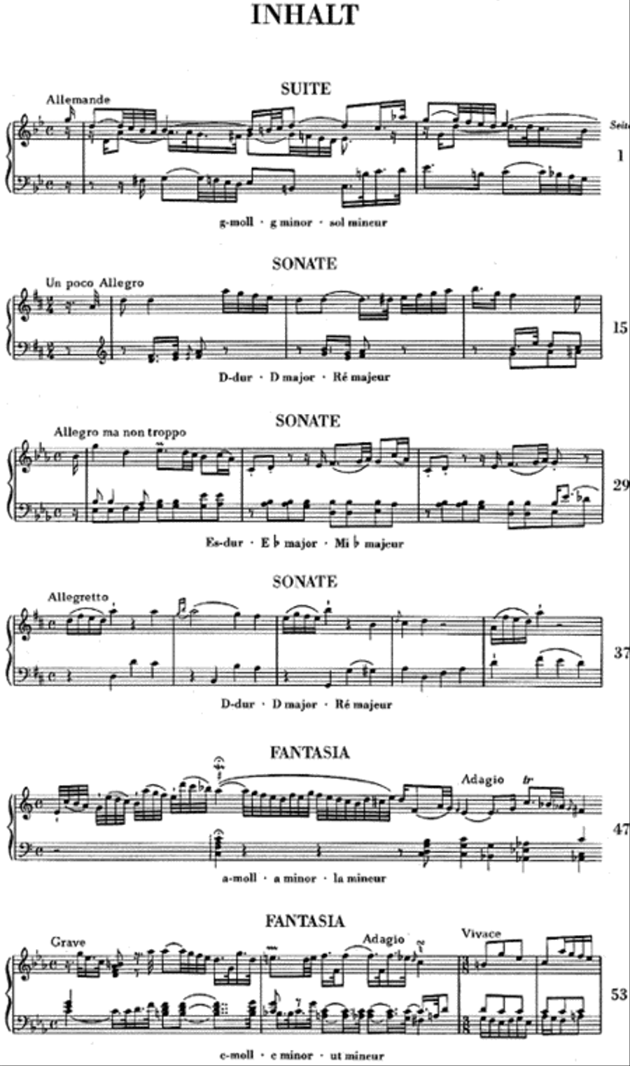 Selected Piano Works Piano Solo scores gallery preview page 2