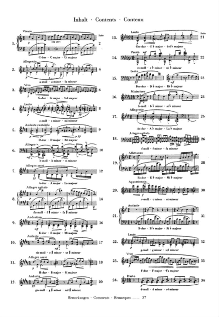 24 Preludes Op. 11 24 Preludes Op. 11 Piano Solo scores gallery preview page 2