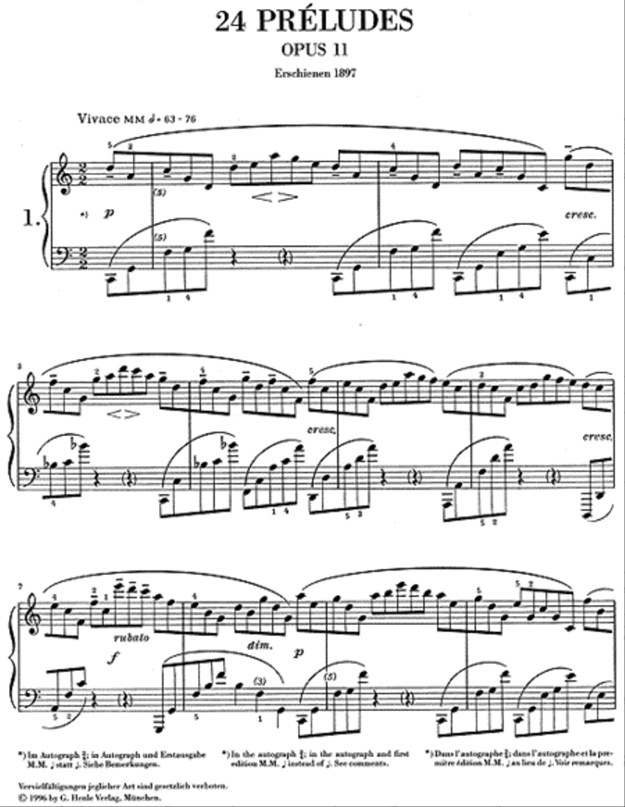 24 Preludes Op. 11 24 Preludes Op. 11 Piano Solo scores gallery preview page 3