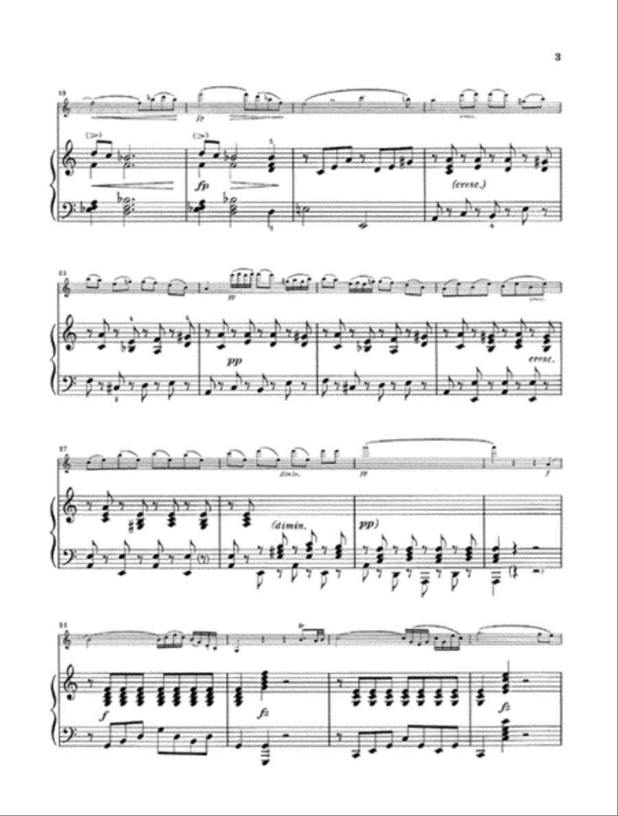 Sonata for Piano and Arpeggione A minor D 821 (Op. Posth.) Piano Accompaniment scores gallery preview page 3