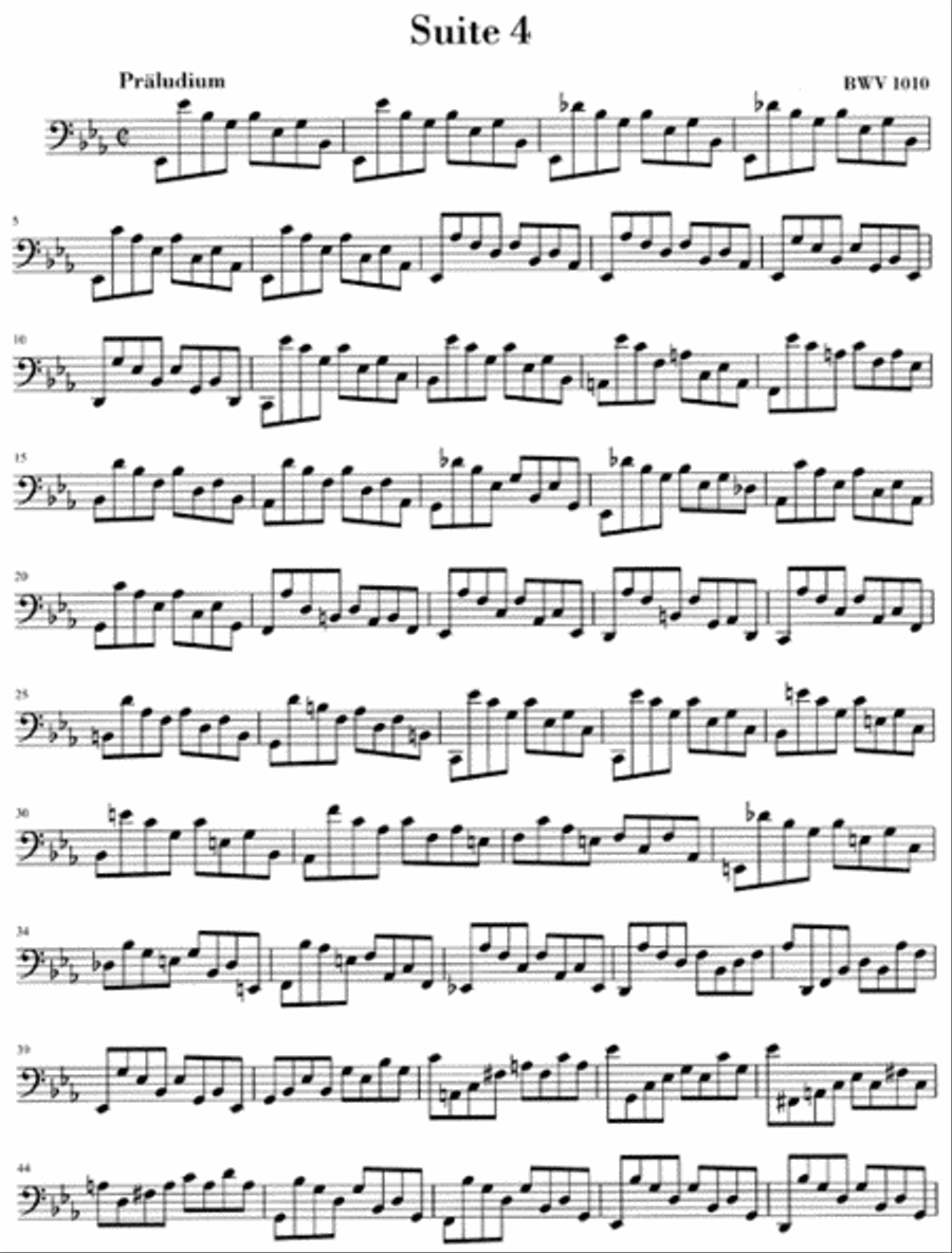 6 Suites for Violoncello Solo BWV 1007-1012 Cello Solo scores gallery preview page 5
