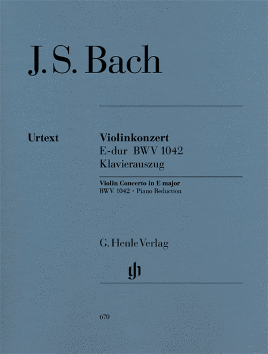 Concerto for Violin and Orchestra in E Major BWV 1042 Violin Solo scores gallery preview page 1