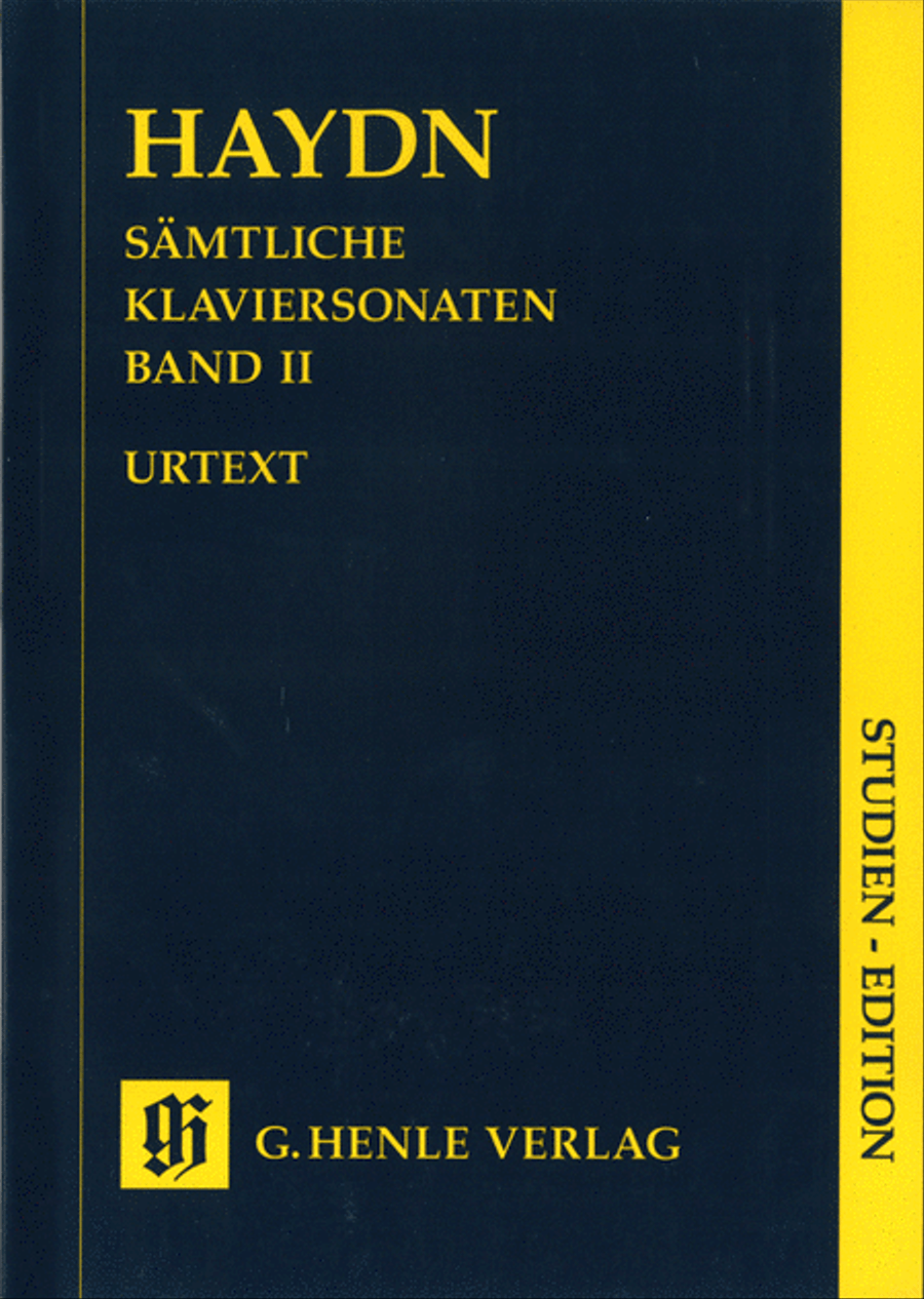 Complete Piano Sonatas – Volume II Piano Solo scores gallery preview page 1