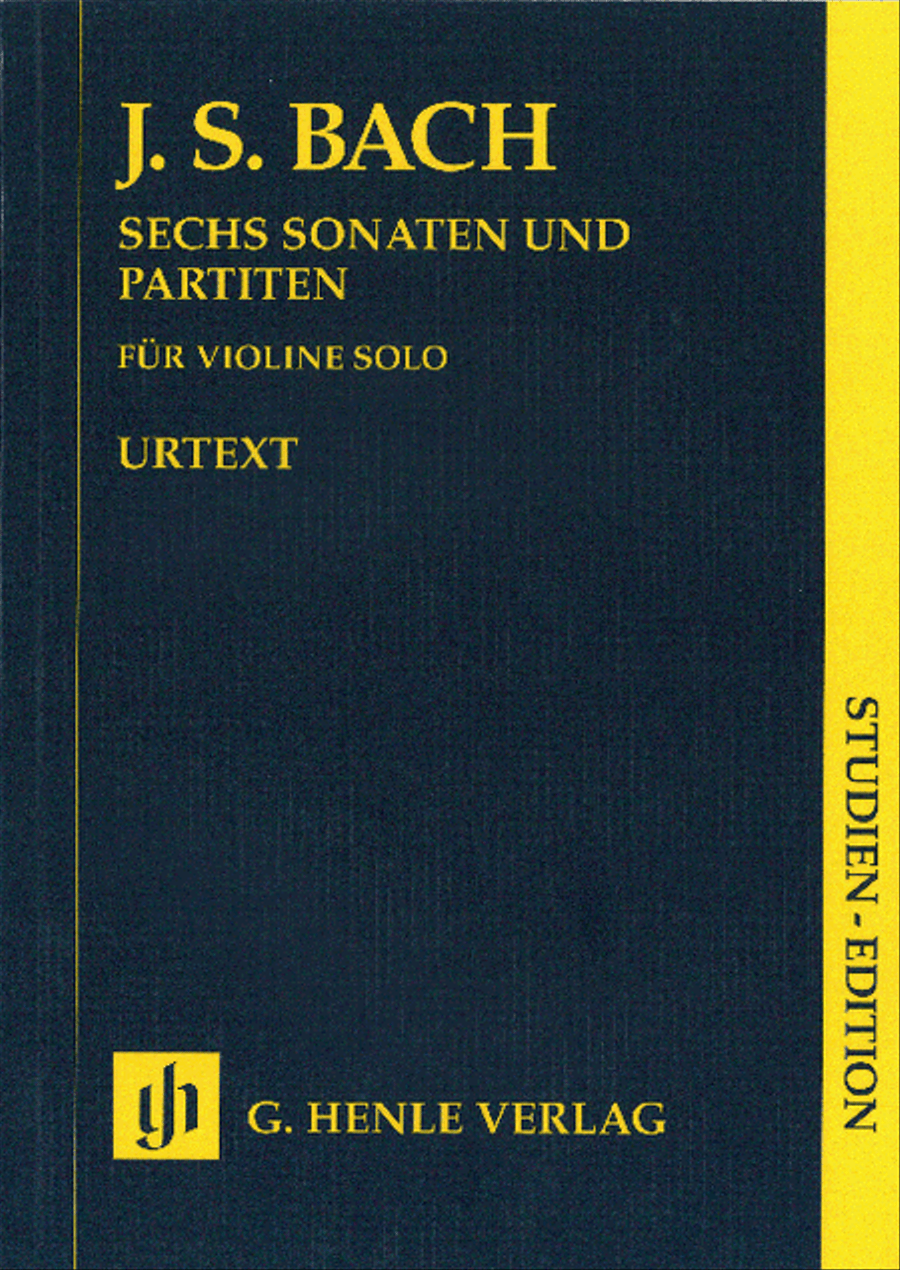 Sonatas and Partitas BWV 1001-1006 Violin Solo scores gallery preview page 1