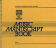 Music Manuscript Book