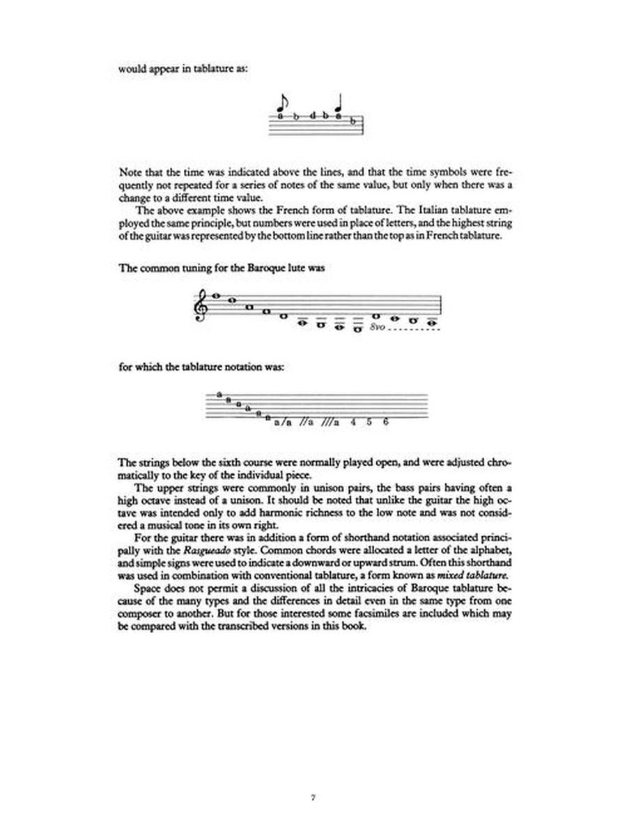 The Baroque Guitar by Various Acoustic Guitar - Sheet Music page 7