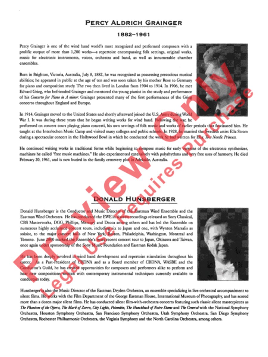 The Duke of Marlborough Fanfare Concert Band scores gallery preview page 4
