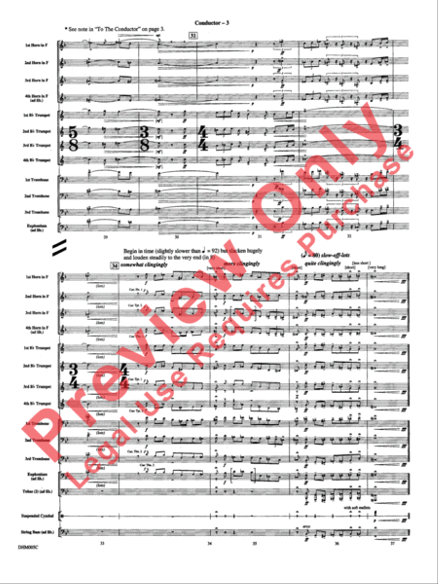 The Duke of Marlborough Fanfare Concert Band scores gallery preview page 9