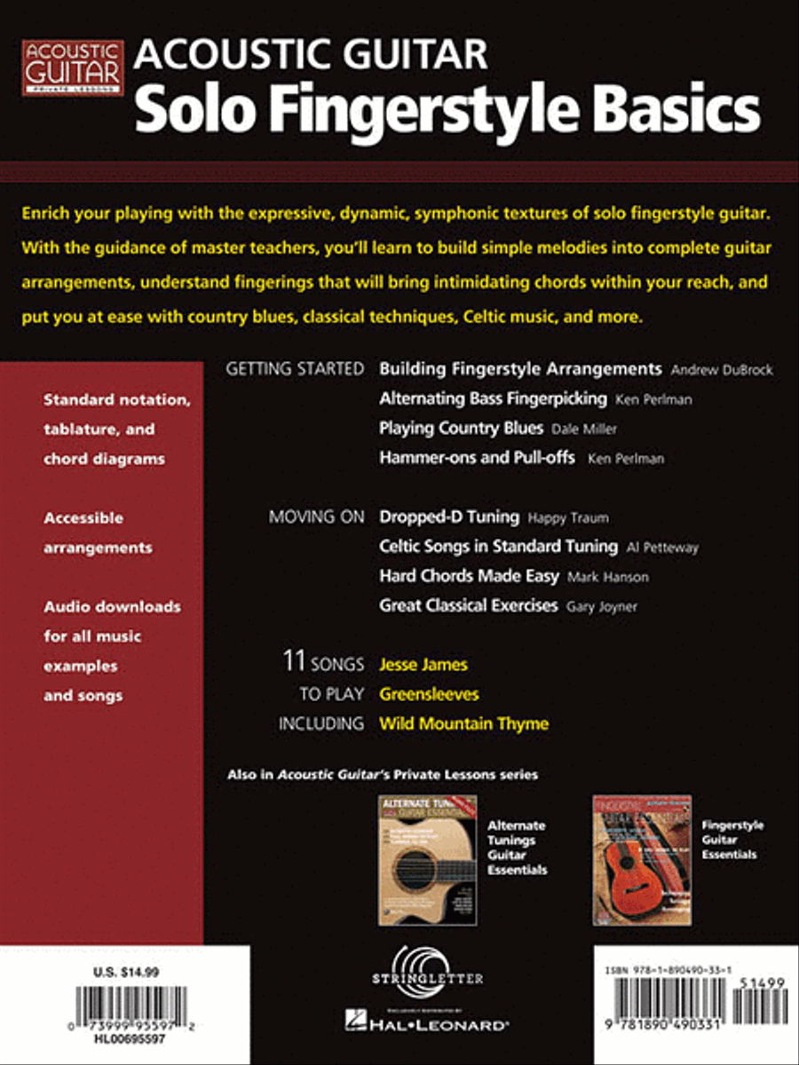 Acoustic Guitar Solo Fingerstyle Basics Acoustic Guitar scores gallery preview page 2