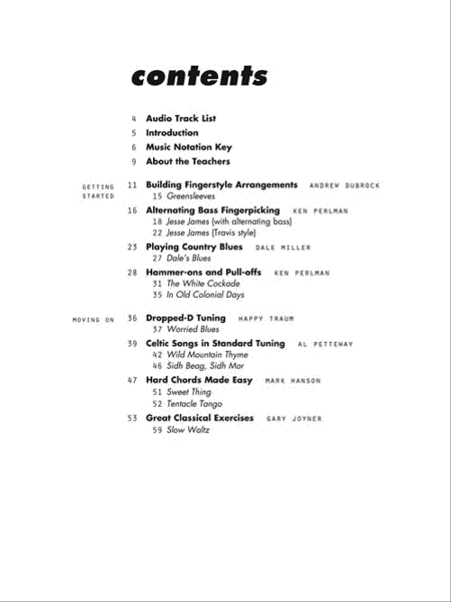 Acoustic Guitar Solo Fingerstyle Basics Acoustic Guitar scores gallery preview page 3