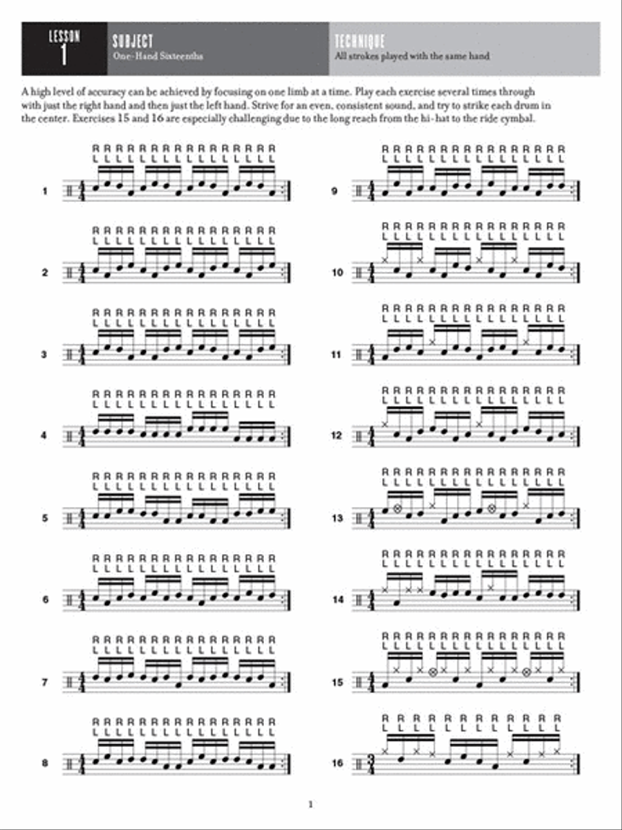 Drum Set Warm-Ups Drum Set Warm-Ups Drum Set scores gallery preview page 3