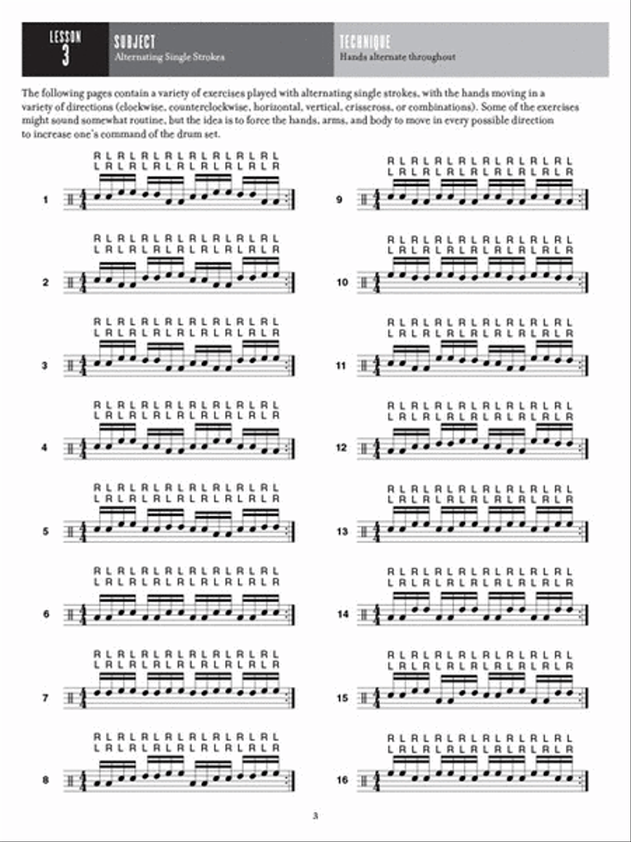 Drum Set Warm-Ups Drum Set Warm-Ups Drum Set scores gallery preview page 4