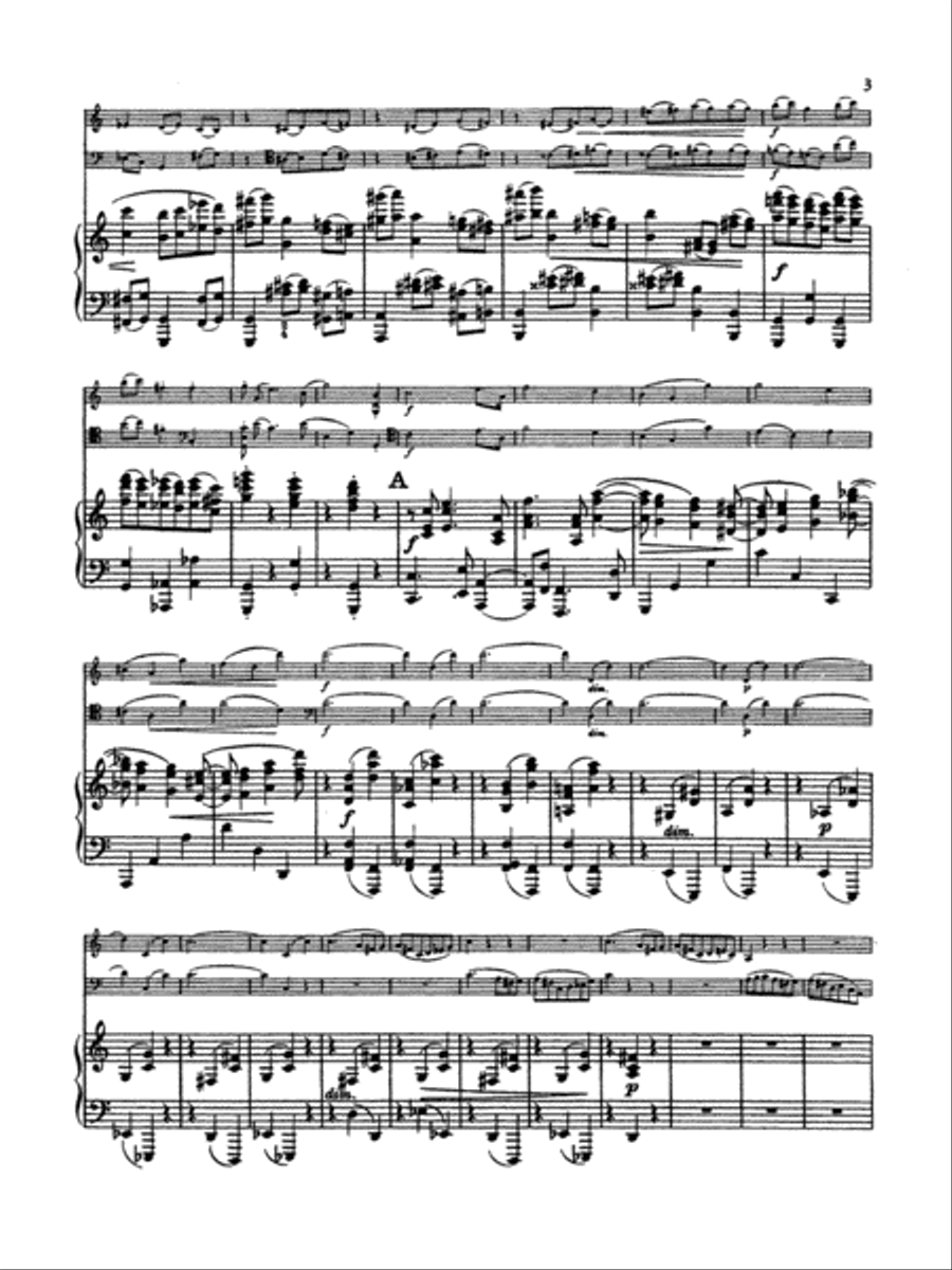 Trio in C Major, Op. 87 Cello scores gallery preview page 4