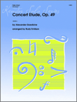 Concert Etude, Op. 49