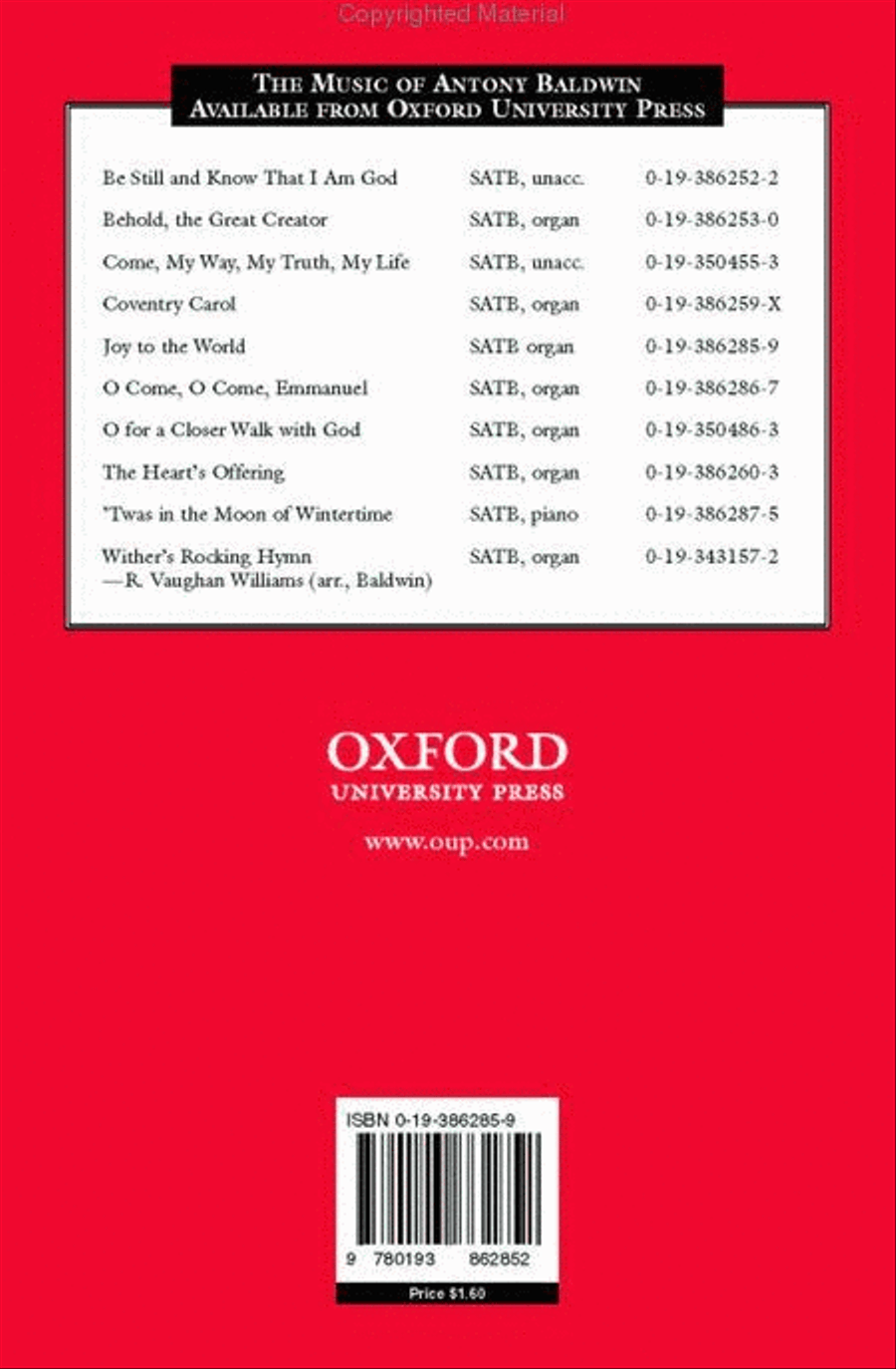 Joy to the world 4-Part scores gallery preview page 3