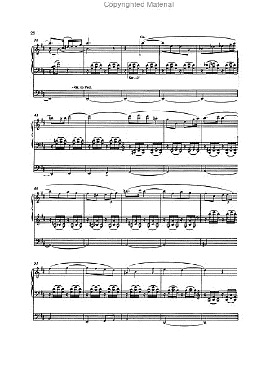 A Jongen Organ Album Organ scores gallery preview page 4