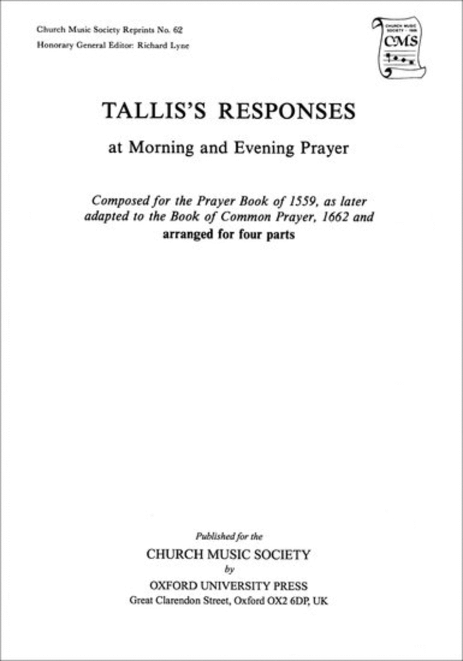 Preces and Responses Choir scores gallery preview page 1