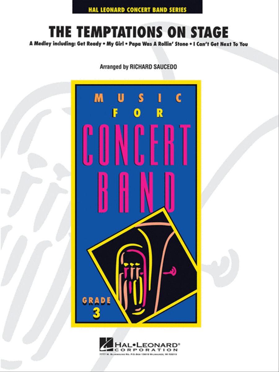 The Temptations on Stage Concert Band scores gallery preview page 1