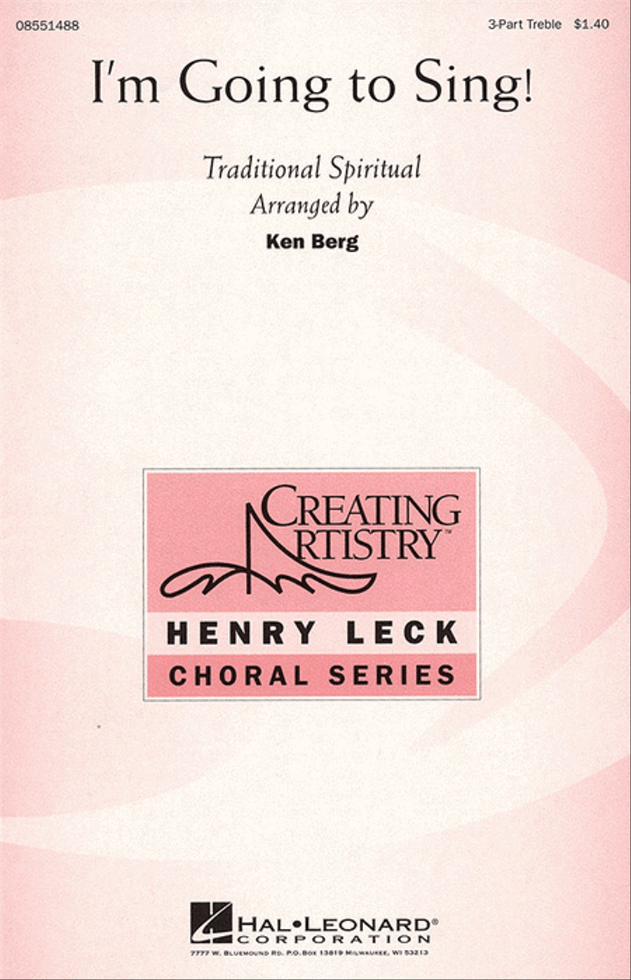 I'm Going to Sing! 3-Part scores gallery preview page 1