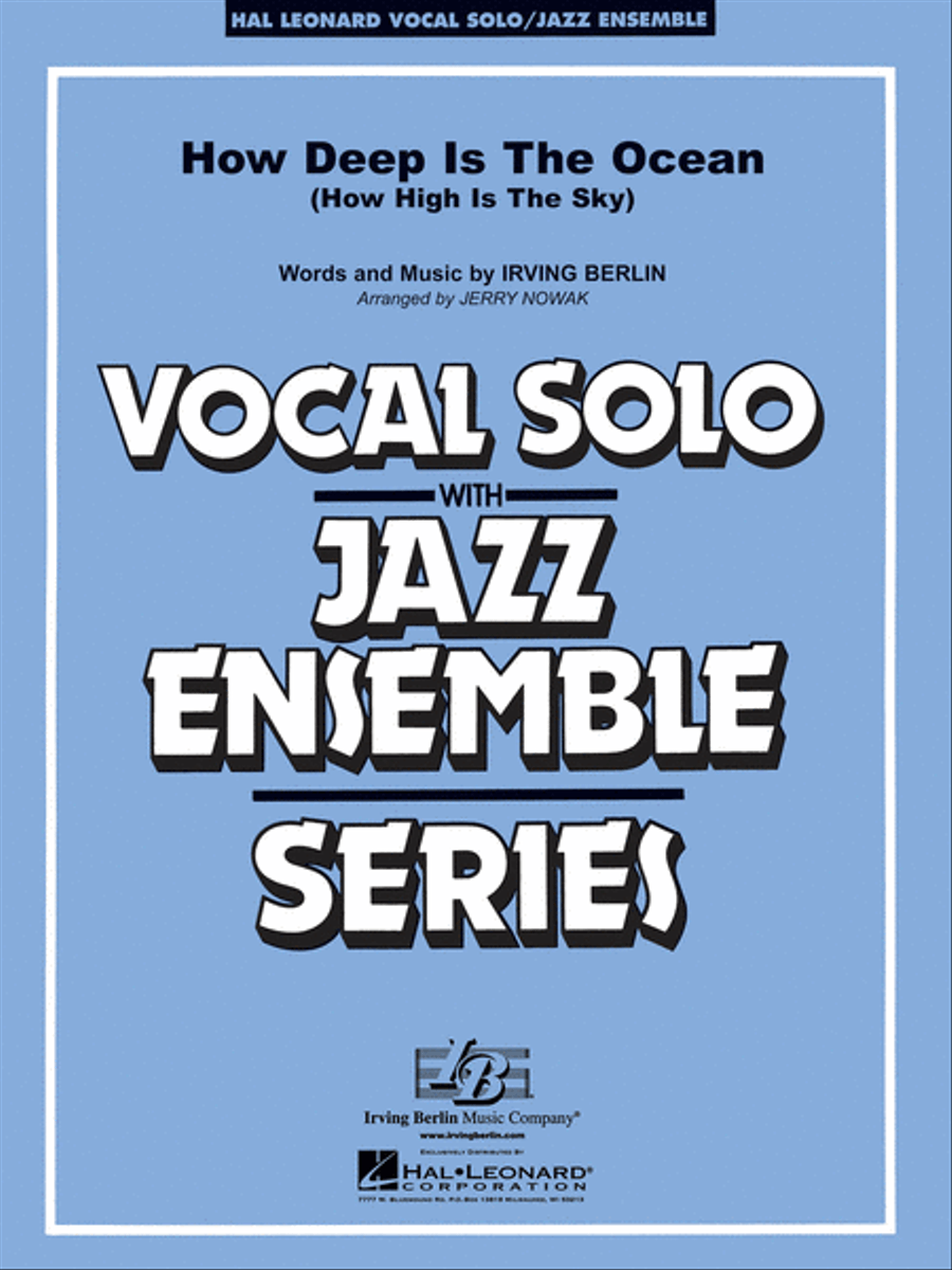 How Deep Is the Ocean Jazz Ensemble scores gallery preview page 1