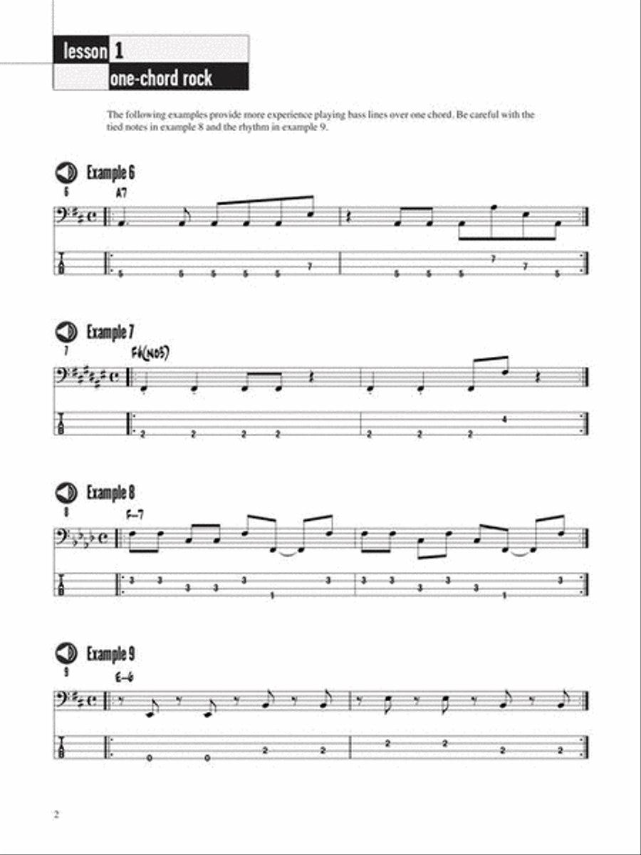 Rock Bass Lines Rock Bass Lines Bass Guitar Tablature scores gallery preview page 13