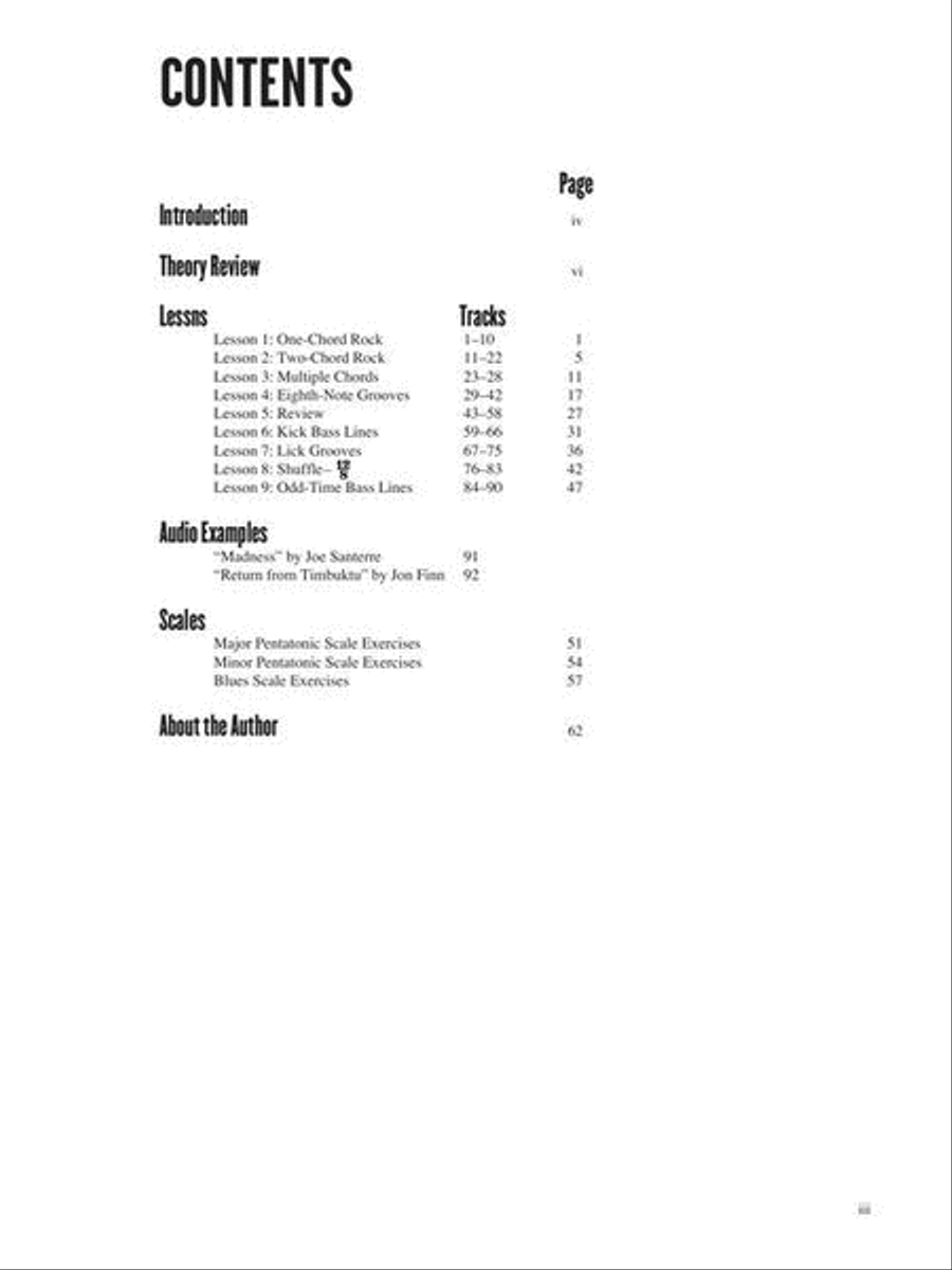 Rock Bass Lines Rock Bass Lines Bass Guitar Tablature scores gallery preview page 3