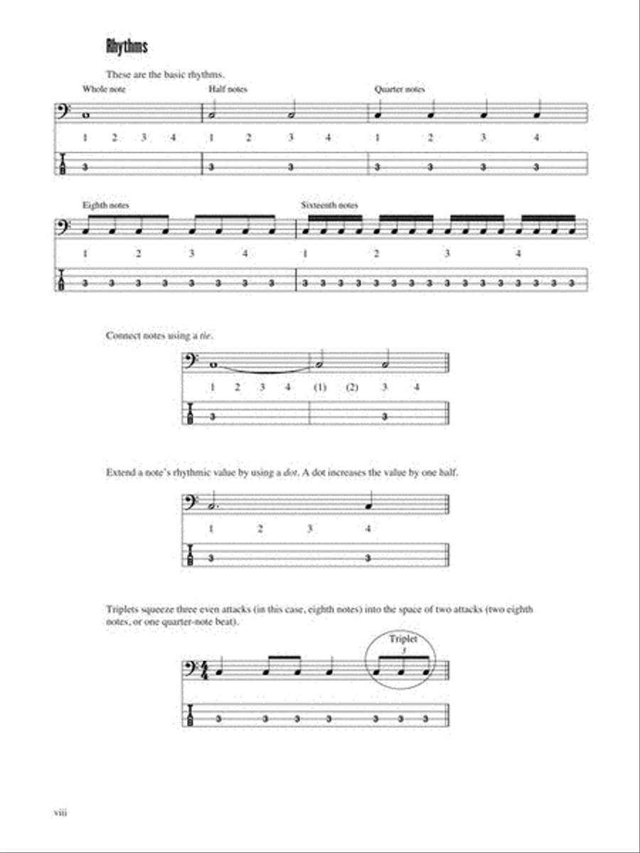 Rock Bass Lines Rock Bass Lines Bass Guitar Tablature scores gallery preview page 8