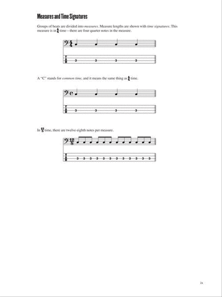 Rock Bass Lines Rock Bass Lines Bass Guitar Tablature scores gallery preview page 9