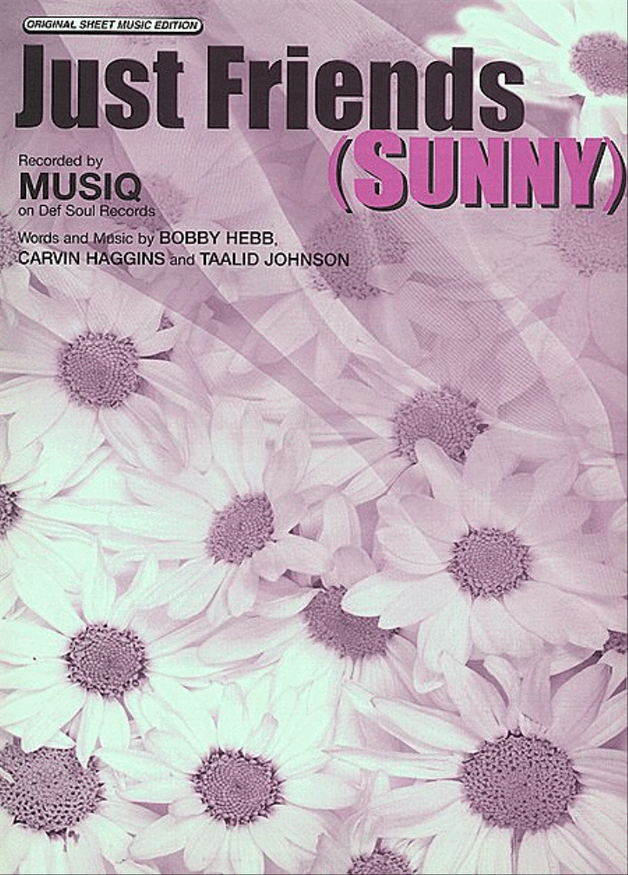 Just Friends (Sunny) Piano, Vocal, Guitar scores gallery preview page 1