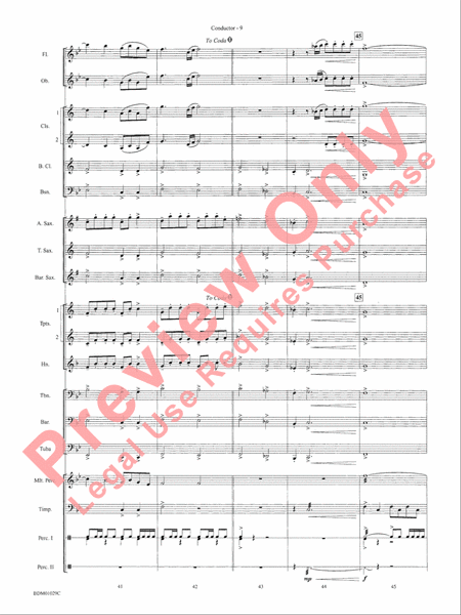 Medieval Legend Medieval Legend Concert Band scores gallery preview page 12
