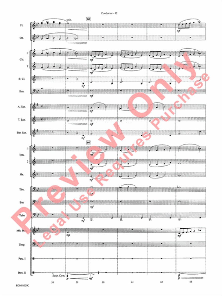 Medieval Legend Medieval Legend Concert Band scores gallery preview page 15