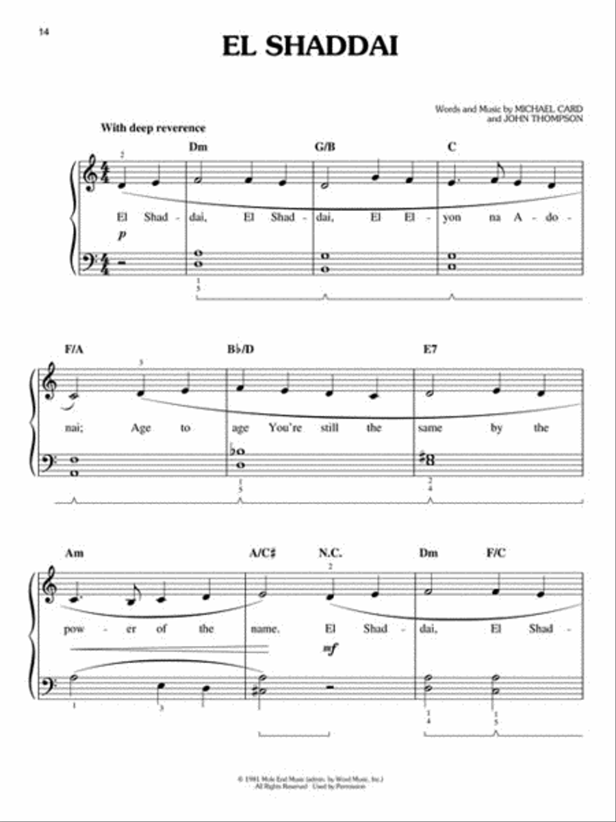 Timeless Praise - Easy Piano Easy Piano scores gallery preview page 2