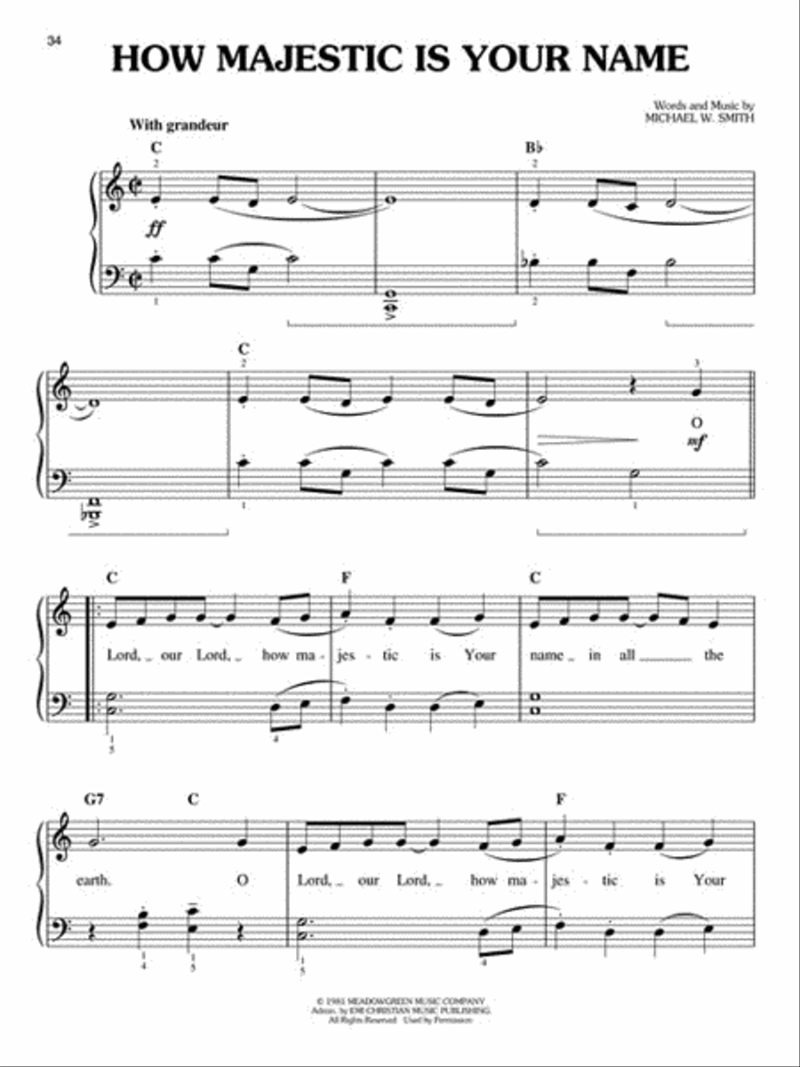 Timeless Praise - Easy Piano Easy Piano scores gallery preview page 3