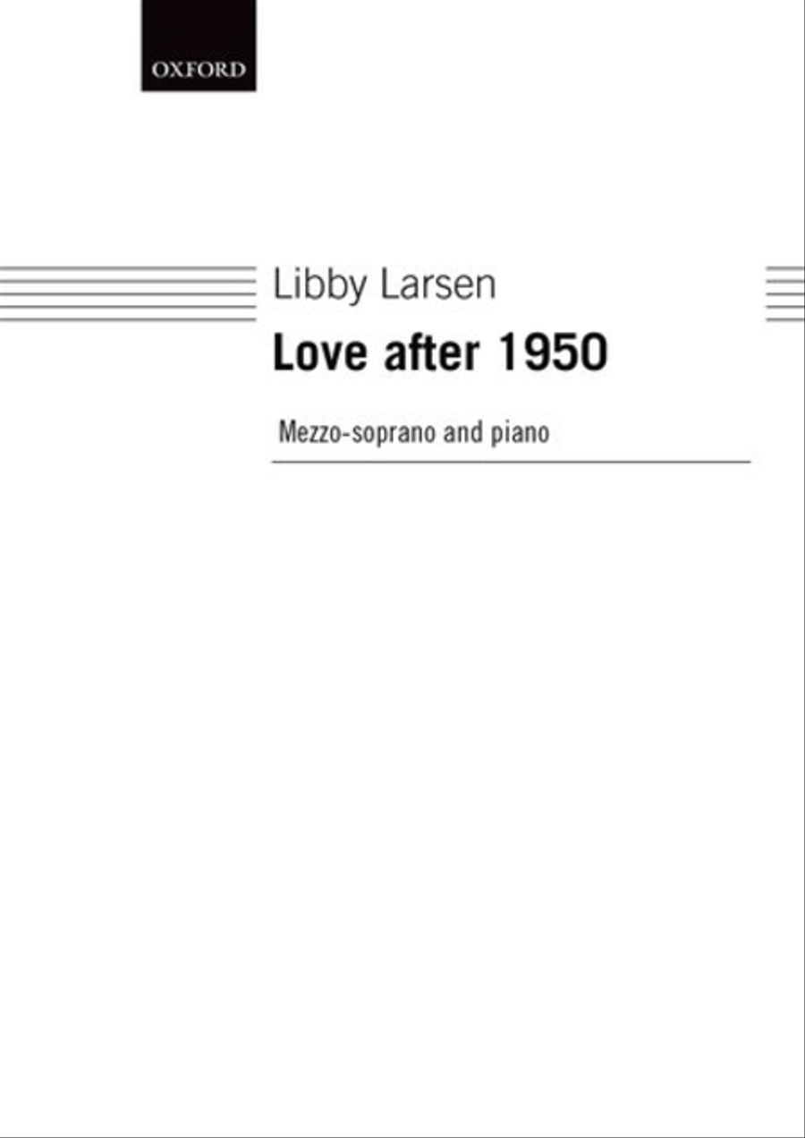 Love after 1950 Mezzo-Soprano Voice scores gallery preview page 1