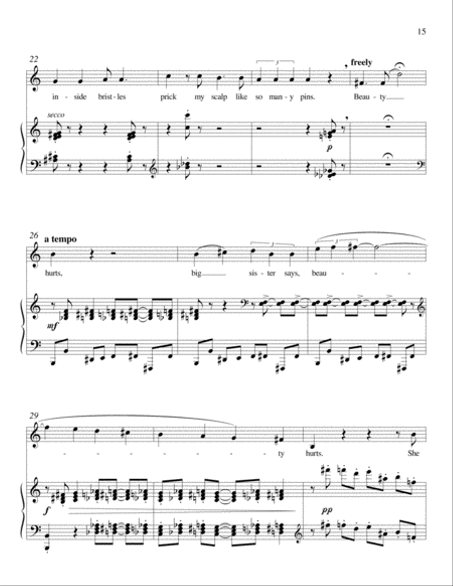 Love after 1950 Mezzo-Soprano Voice scores gallery preview page 4
