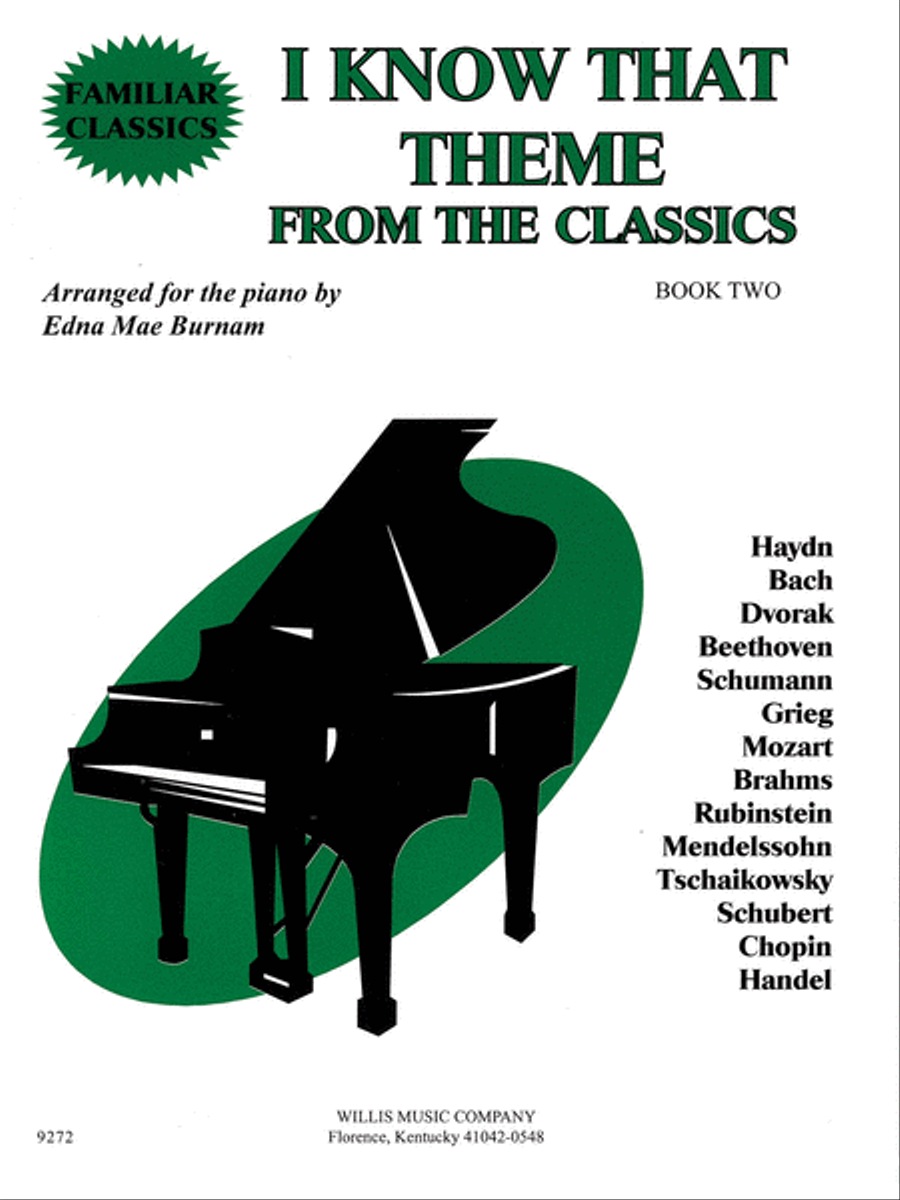 I Know That Theme from the Classics Easy Piano scores gallery preview page 1