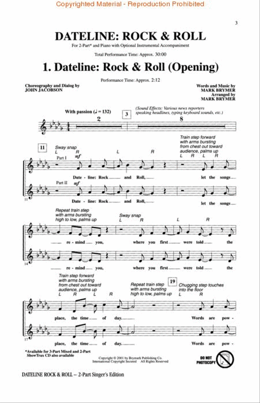 Dateline: Rock & Roll – The Hits of the '50s, '60s, '70s, '80s, '90s and 2000 (Medley) Choir scores gallery preview page 2