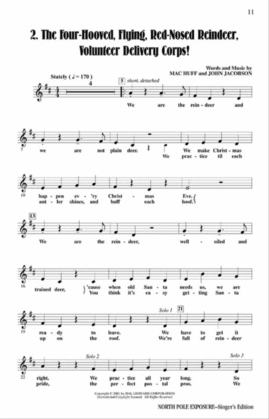 North Pole Exposure (Musical) Choir scores gallery preview page 2