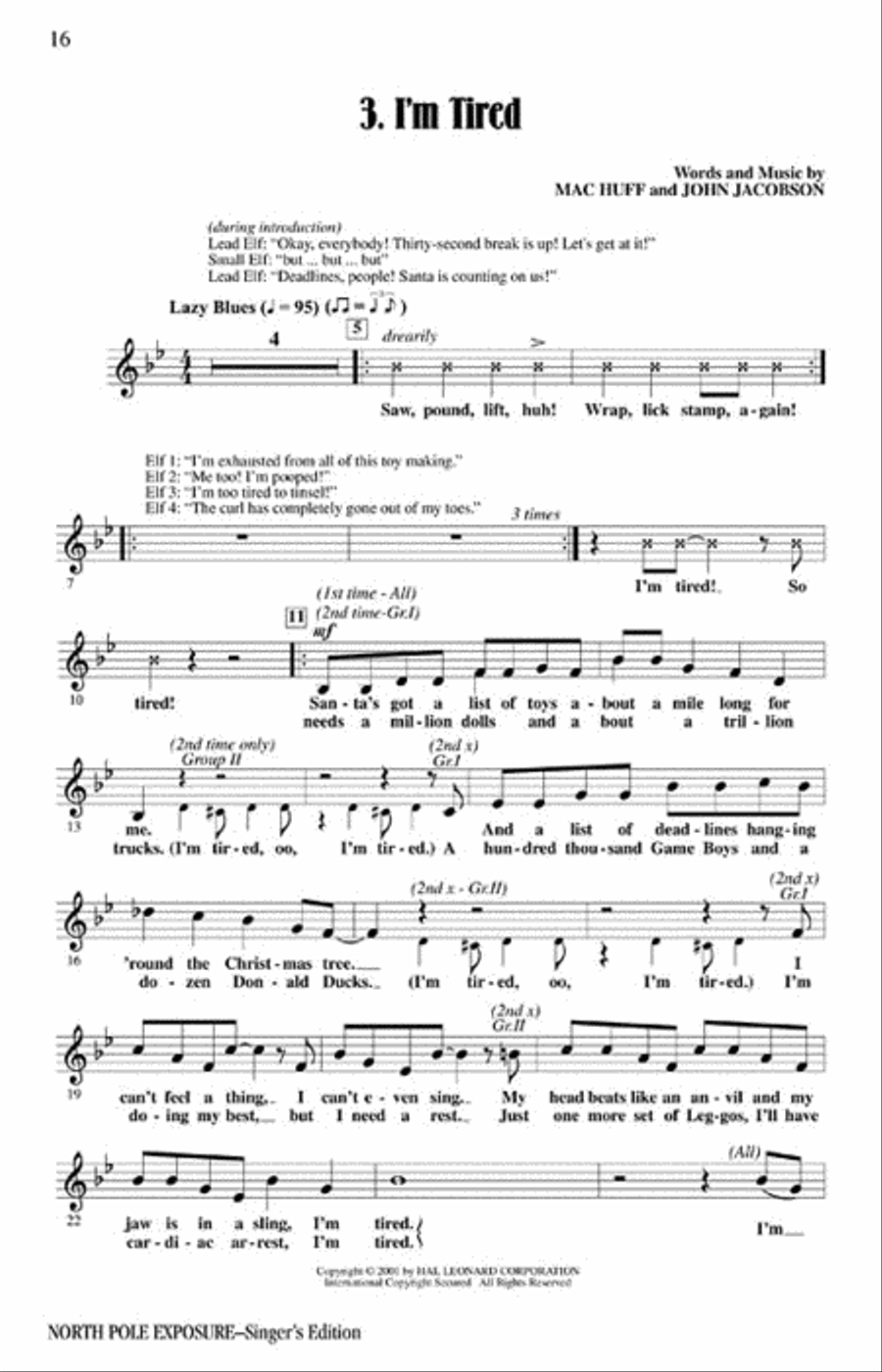 North Pole Exposure (Musical) Choir scores gallery preview page 3