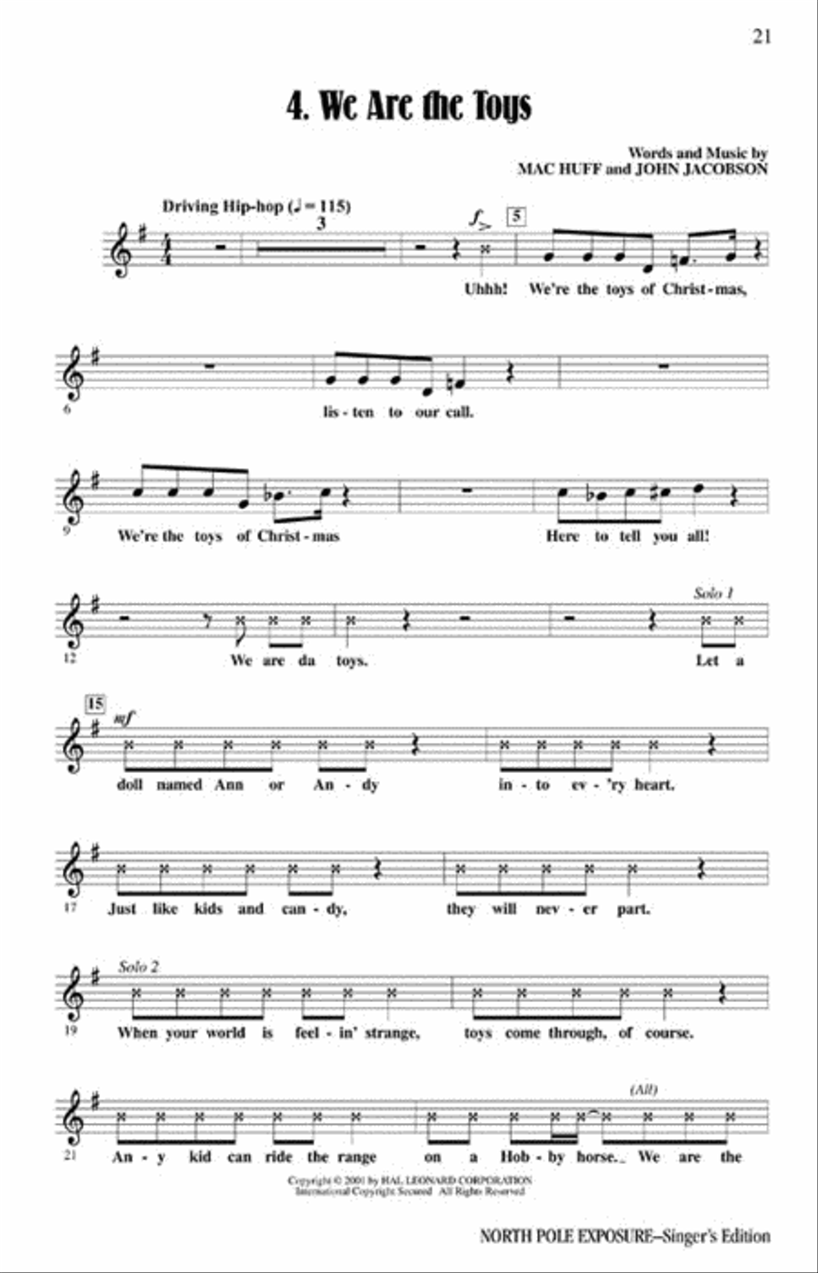 North Pole Exposure (Musical) Choir scores gallery preview page 4