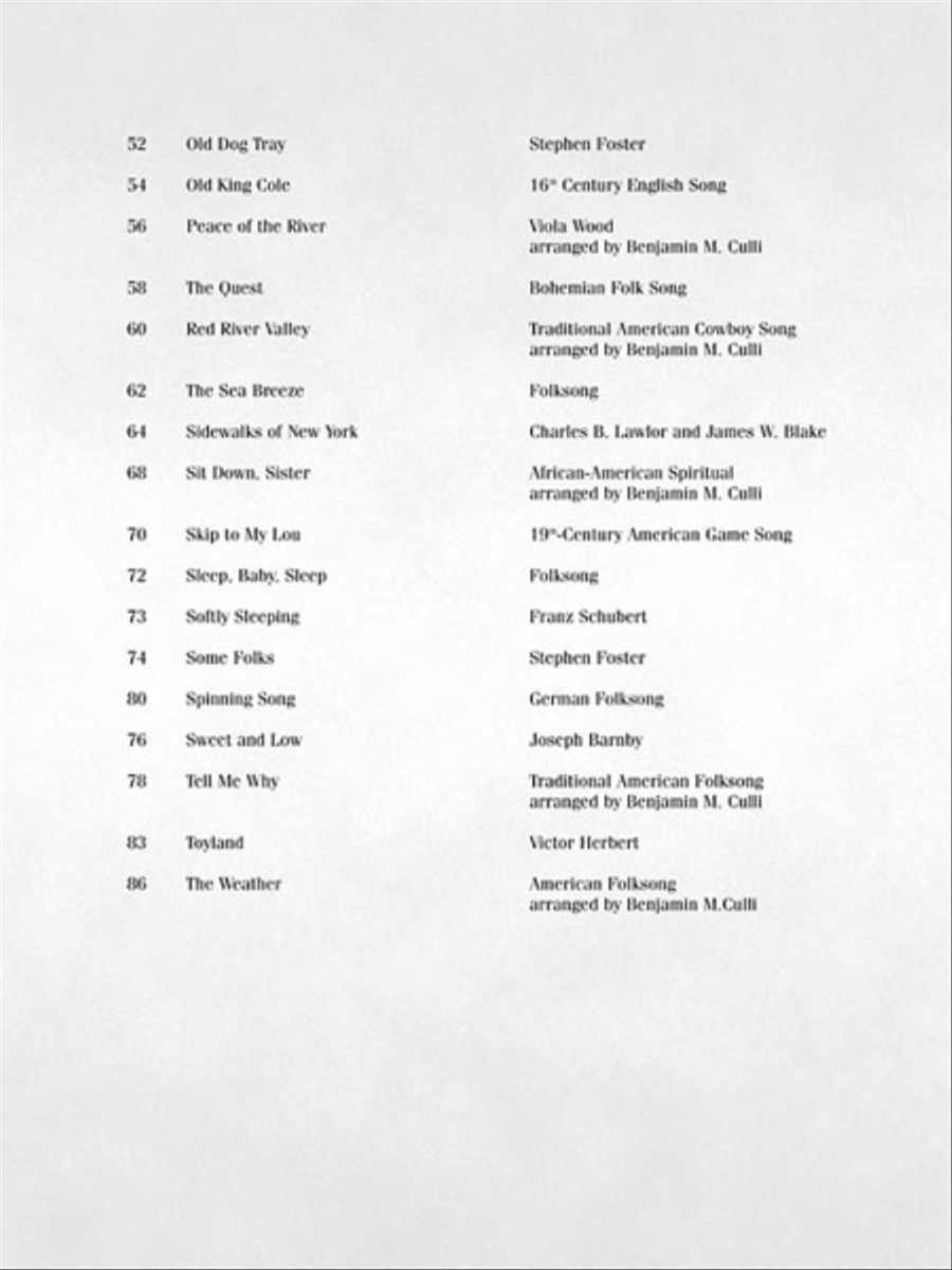 36 Solos for Young Singers Voice scores gallery preview page 4