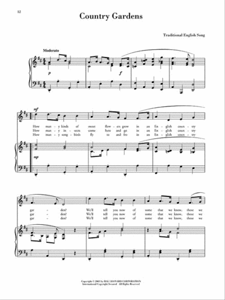 36 Solos for Young Singers Voice scores gallery preview page 5