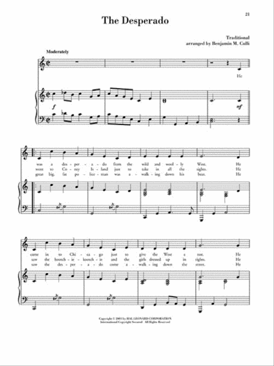 36 Solos for Young Singers Voice scores gallery preview page 6